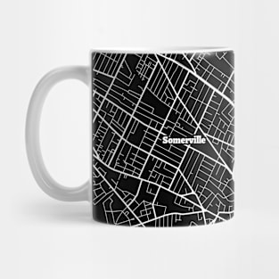 Somerville Massachusetts Map | Map Of Somerville Massachusetts | Somerville Map Mug